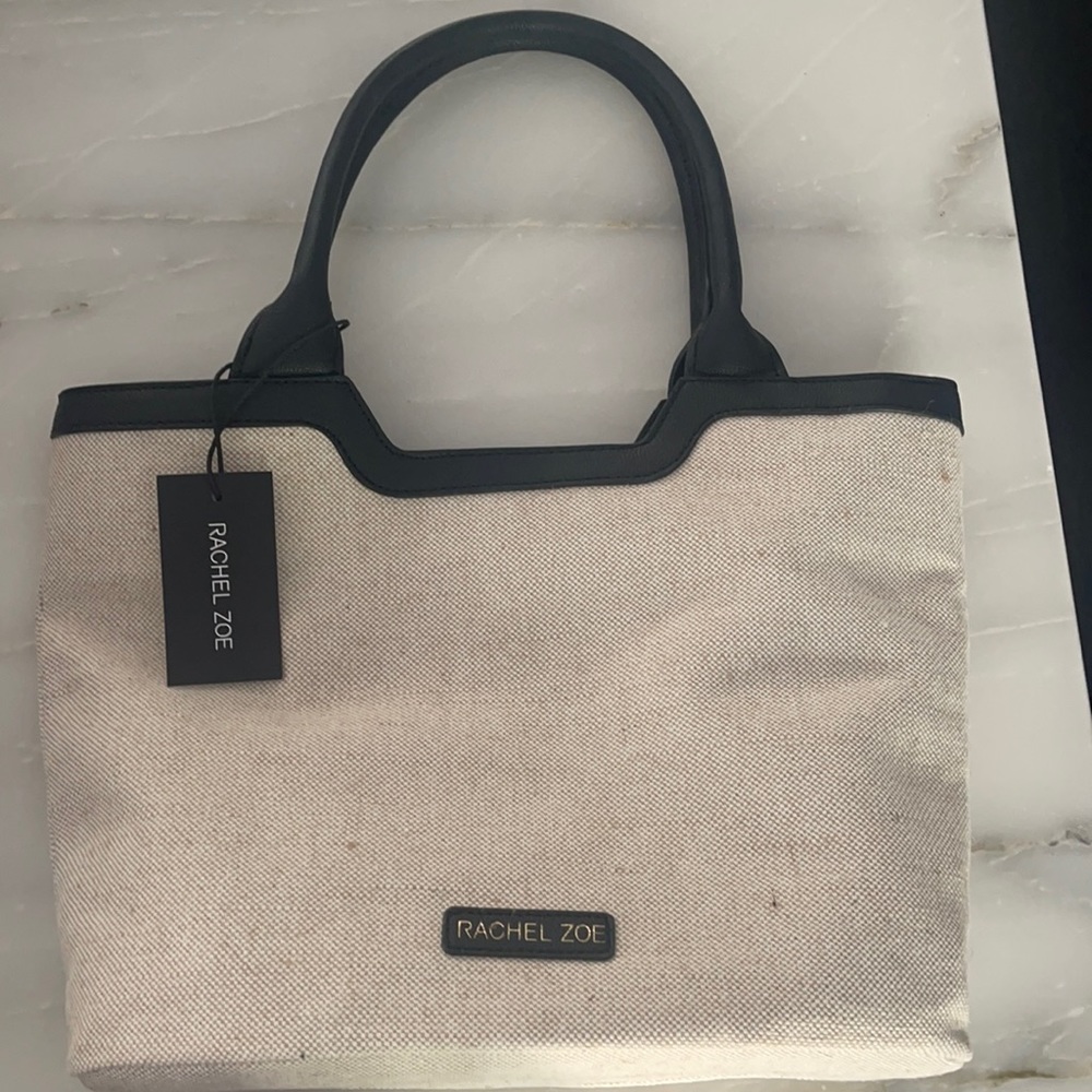 Rachel Zoe tot with leather handles
